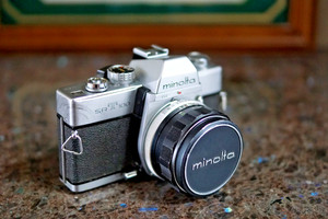 Minolta SRT 100 With MC Rokkor-PF 58mm 1:1.4 Lens.Works, READ