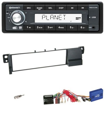 Continental MP3 CAN-Bus USB DAB 1DIN Car Stereo for BMW 3 Series E46 2002-2007 Black