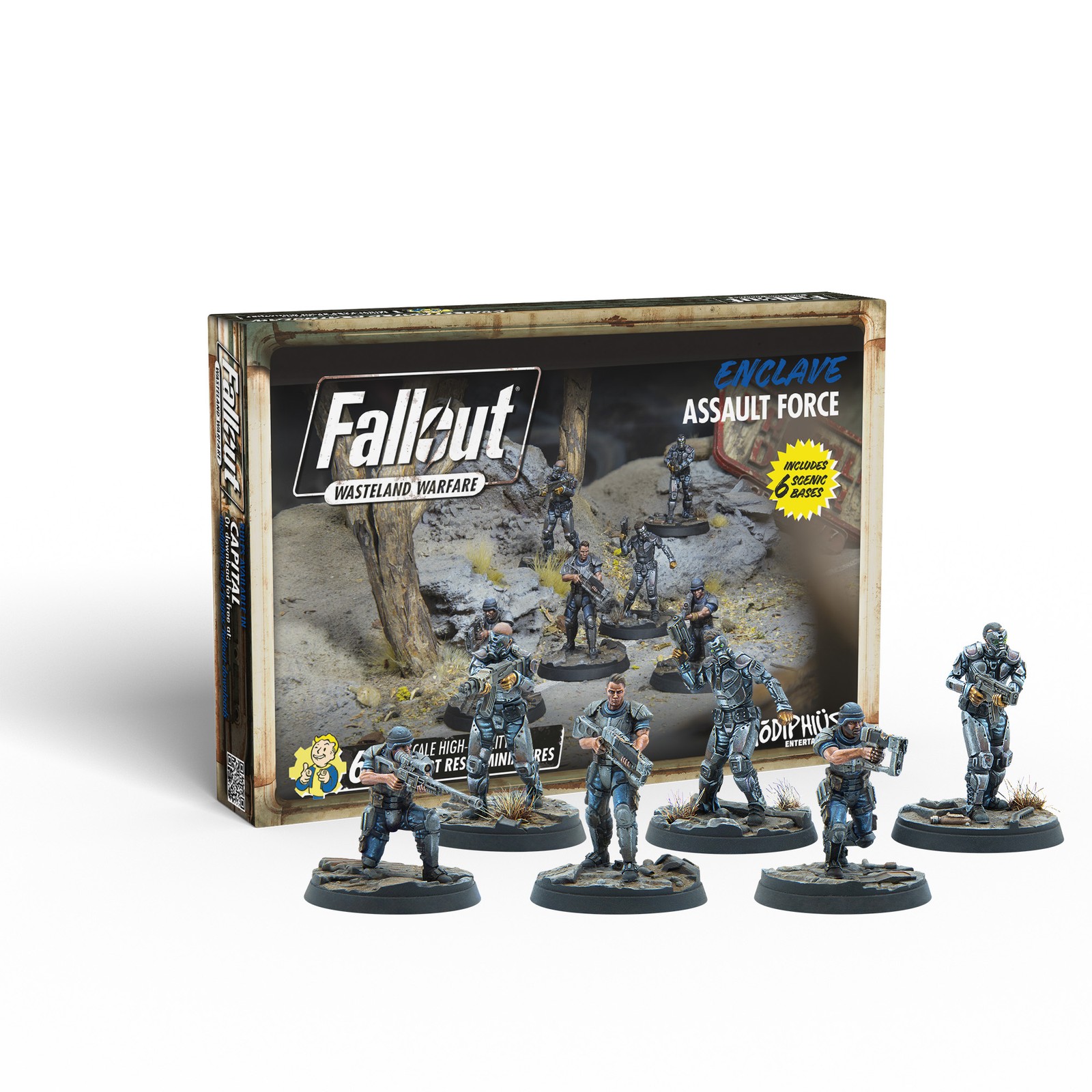 Modiphius Fallout: Wasteland Warfare - Enclave: Assault Force - Bild 2