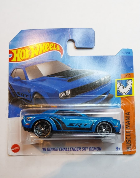 Hot Wheels Muscle Mania Dodge ´18 Challenger Srt Demon 2023 HKJ54 Neu&Ovp-image