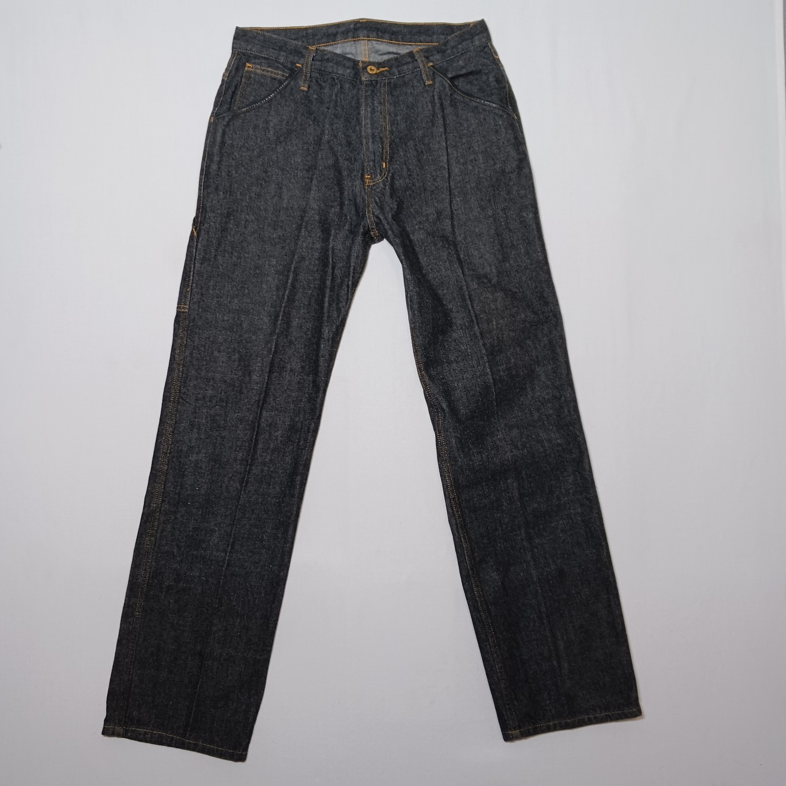 Vintage RL Polo Jeans Mens C5 5 Pocket Carpenter 32X34 Black Y2K