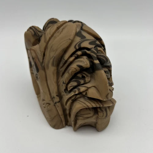 False Face with Hand Sago Wis Sculpture Thomas Garfield