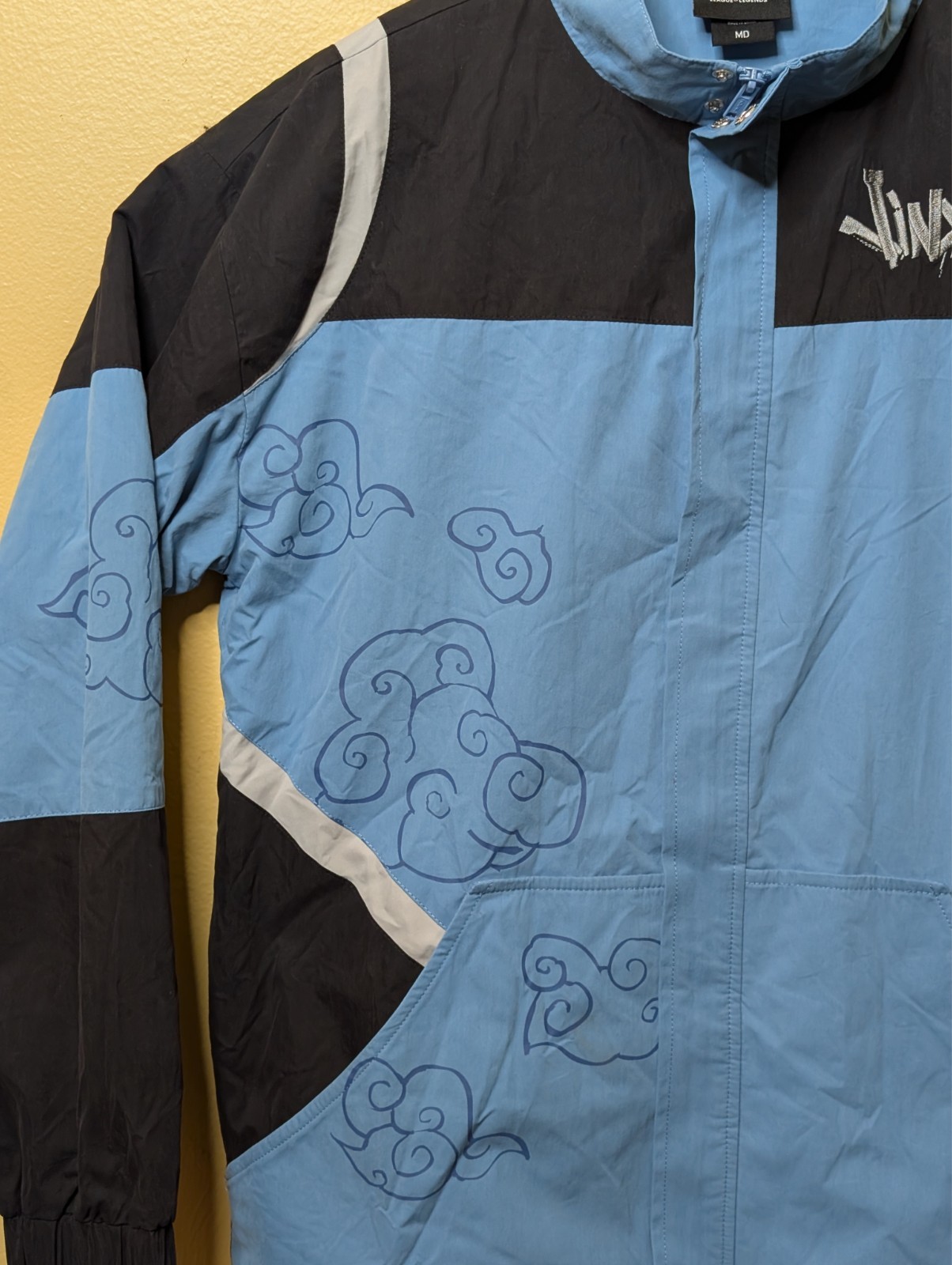Arcane Jinx Color Block Windbreaker BoxLunch Exclusive League of Legends Medium - second product detail image