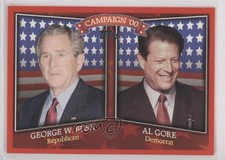 2008 Topps Historical Campaign Match-Ups George W Bush Al Gore #HCM-2000 0vl5