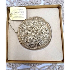 Vintage NEW Max Factor Geminesse Nugget Compact Pressed Powder 