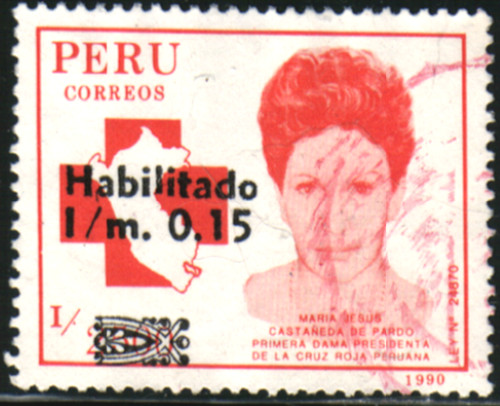 35871    Peru Stamp Set Scott #1004 Fine Used Clean Back