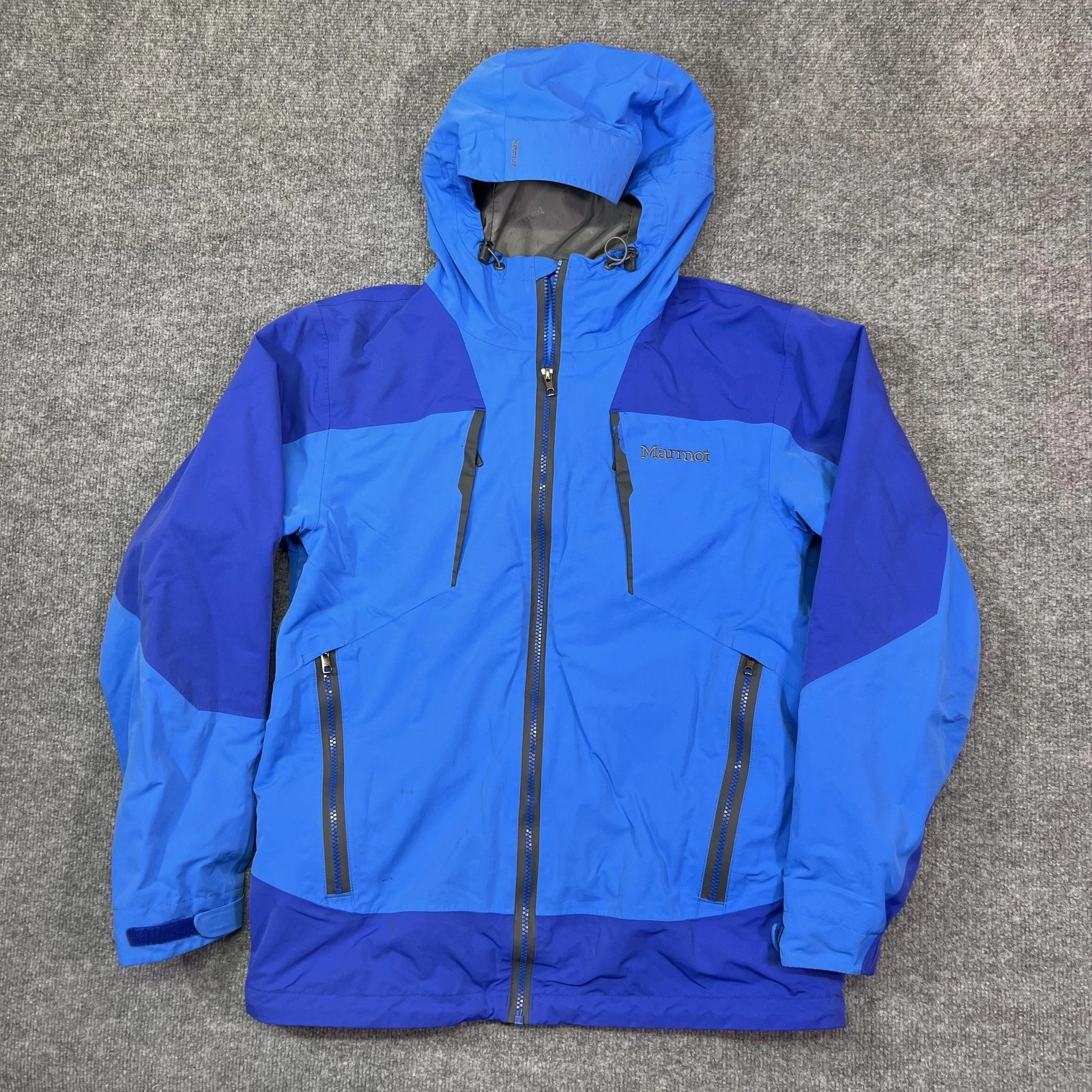 Marmot Jacket Mens Small Blue Hooded Insulated Ski Snow Alpine MemBrain CC-440
Opens in a new window