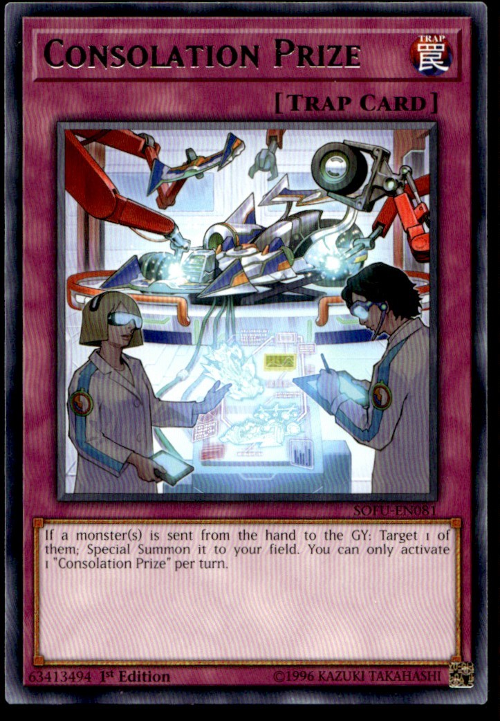 Consolation Prize Soul Fusion SOFU-EN081 MP YuGiOh TCG | Buy 10 Get 10 Free
