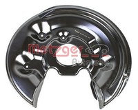 Metzger Spritzblech, Bremsscheibe Hinterachse Rechts U.A. FüR Audi, Seat, VW