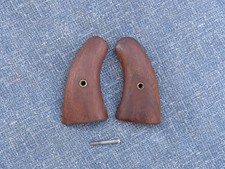Vintage Colt Revolver Wood Grips Maybe Colt Police Positive Special Ex Condition