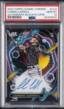 2023 TOPPS COSMIC CHROME COSMIC CHROME AUTO #CCA CORBIN CARROLL 5/10 PSA 10