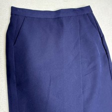 Banana Republic Navy Blue Pencil Skirt Classic Business Casual Size 4 NWT