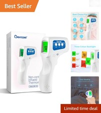 3-in-1 Infrared Contactless Thermometer Fever Scan Forehead Baby Kids Adults
