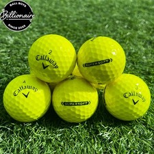 24 Callaway Supersoft Yellow Golf Balls - Pearl/Grade A Free P&P