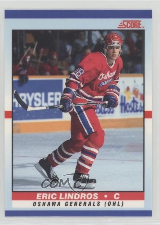 1990-91 Score Young Superstars Eric Lindros #40 Rookie RC HOF 1o3i