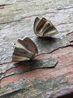 Lapponia Sterling Silver earrings Finland vtg estate 2965