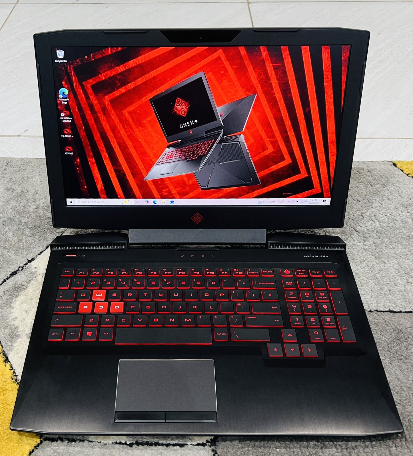 Gaming HP Omen ,15.6" Laptop,Intel Core i7-7700HQ, 32GB Ram,352GB SSD, Win 10