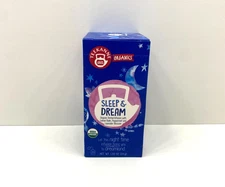 2 NEW Teekanne Organics Sleep & Dream Lemon Peppermint Lavender 40 Tea Bags 1225