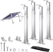 4 Pcs Adjustable Solar Panel Tilt Mount Brackets Aluminum Alloy Solar Panel Moun