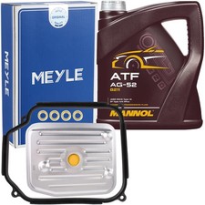 FILTRO IDRAULICO MEYLE + FILTRO OLIO CAMBIO AUTOMATICO 4 LITRI MANNOL ATF AG52