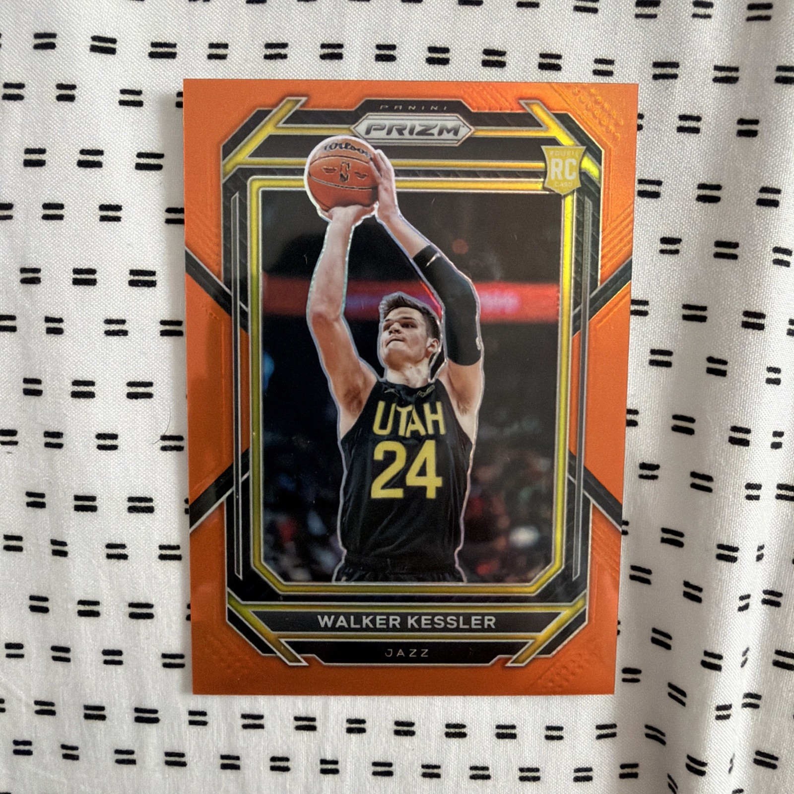 2022 Panini Prizm Walker Kessler Rookie RC Orange /49 #234