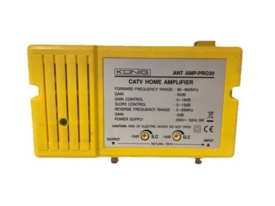 KÖNIG 30 dB CATV Amplifier ANT AMP-PRO30 Verstärker Antennenverstärker Signal