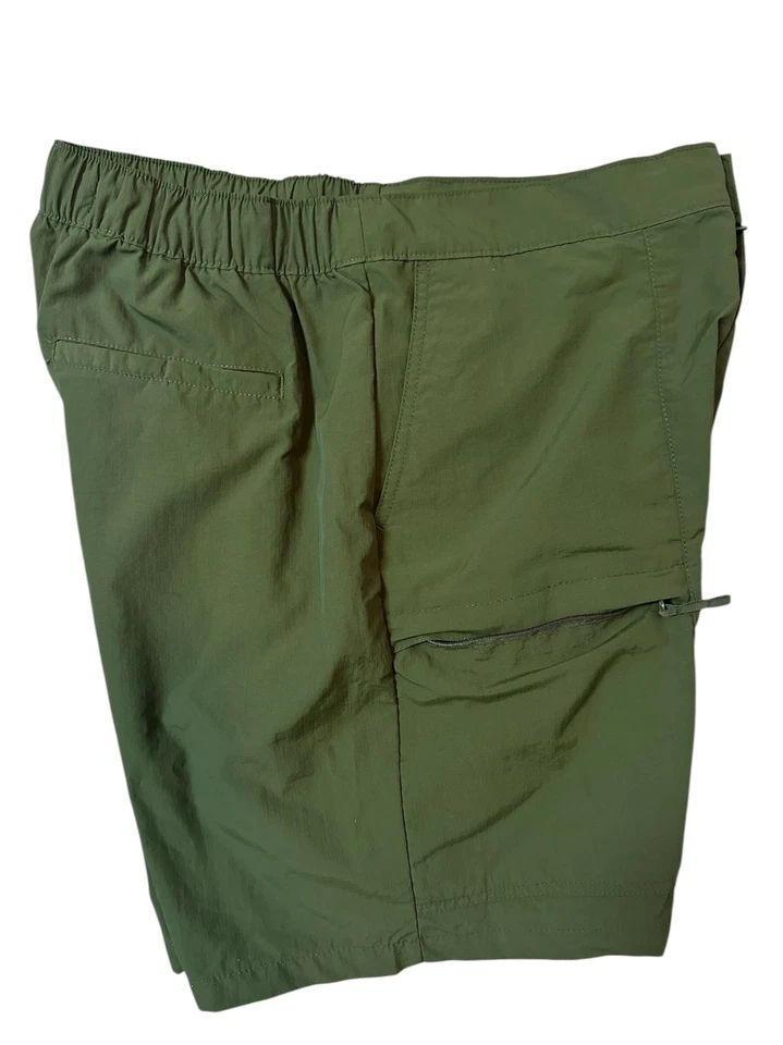 Pantalones Cortos de Carga Híbridos Old Navy Tech Para Mujer Verde 7" Entrepierna Bolsillos de Carga - Medianos Foto 3 de 4