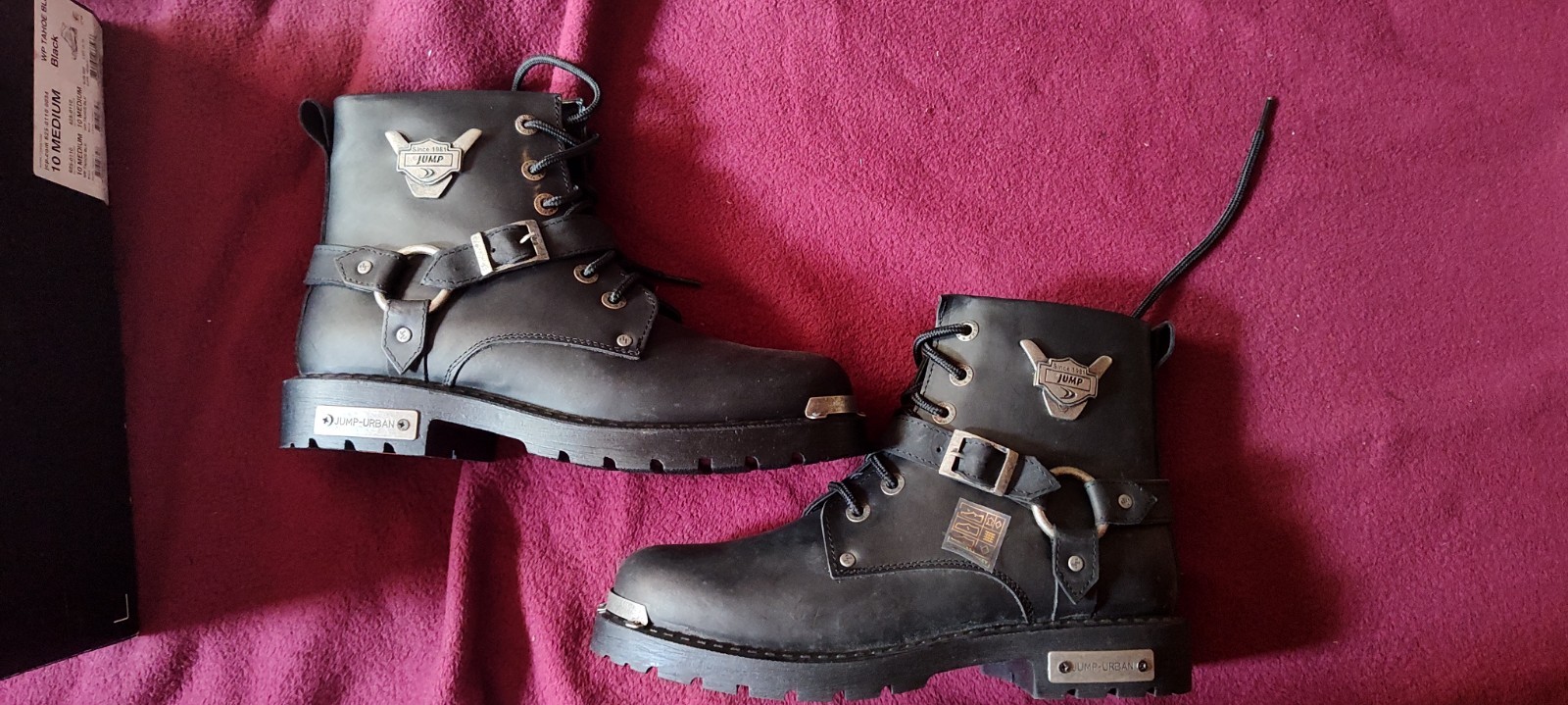 ULTRA - RARE - Biker boot European Style (JUMP BRAND) image 5