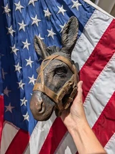 RARE 1909 Borax Mule Head Chalk Advertisement Wall Decor Advertising Sign