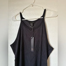 NWT House of Harlow 1960 Knit Crochet Maxi Dress Swim Cover Up Dress Beach Sz XL