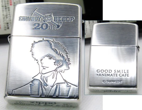 Cowboy Bebop 20th Animate Zippo Oil Lighter 2018 MIB Rare