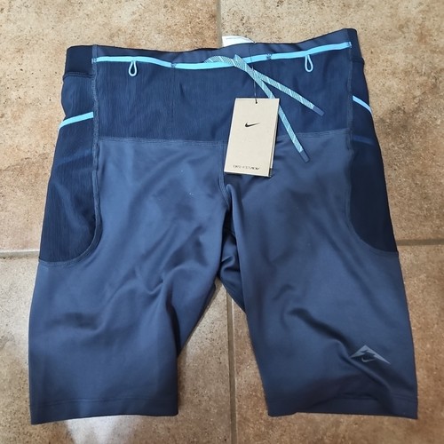 Nike Men DRI-FIT ADV Trail Lava Loop Lined Half Tight Running Short HJ4170-437 M - Picture 5 of 6