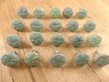 20 SANDDOLLAR  SAND DOLLAR DRAWER PULLS * CHIPPED PAINT* CABINET KNOB CAST IRON