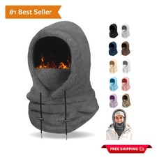 360  Windproof Balaclava Mask for Skiing, Hiking  Winter Sports - Dark Grey
