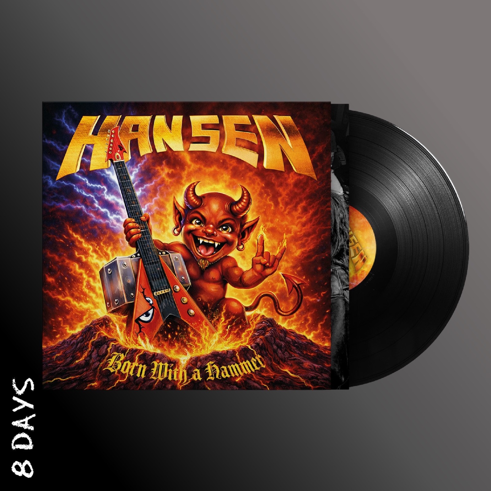 Kai Hansen - Born With A Hammer - Black Vinyl LP | Presale Ships By 18.9.26