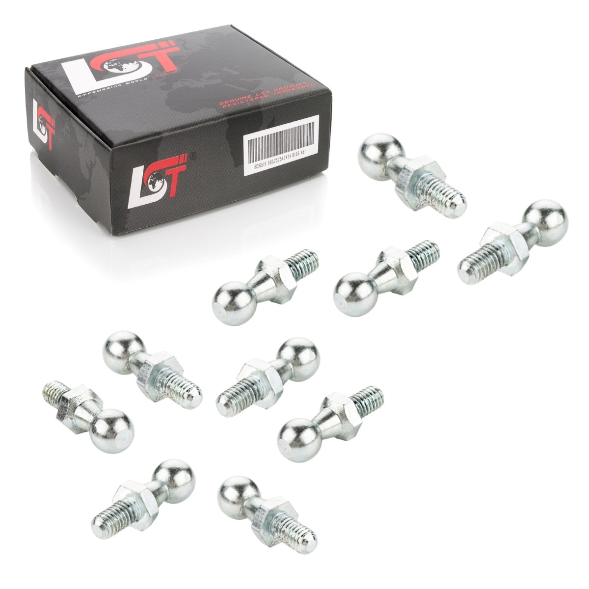 10x Ball Joint Pin Gas Spring M6 10mm Ball Head DIN71803 for ALFA ROMEO