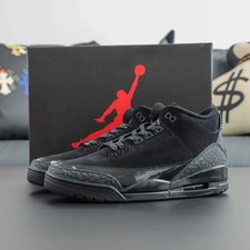 Jordan Air Jordan 3 Black Cat Mens Basketball Shoes Jordan Air Jordan 3 Black Cat Mens Basketball Shoes