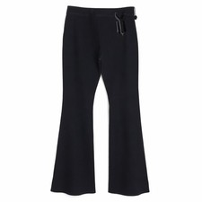 Vintage Gianni Versace Women’s Flare Pants Black Wool Blend