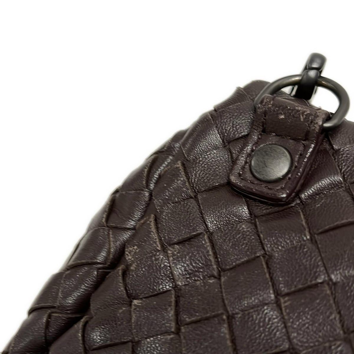 BOTTEGA VENETA Intrecciato - Dark Brown Leather B********* Shoulder Bag thumbnail 15