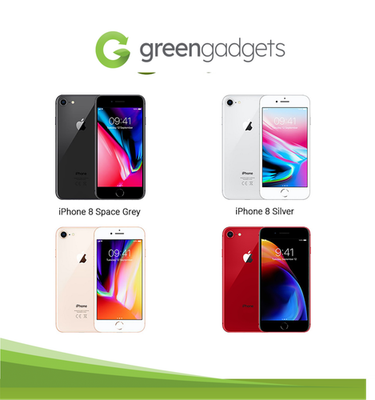 Apple iPhone 8 New Batt. 64GB 128GB 256GB All Colours - Good