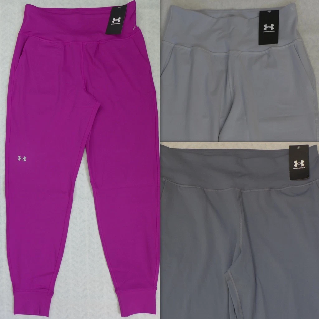 UNDER ARMOUR Women's UA Movement Wide Waist Jogger Pants with Pockets 3 COLORS