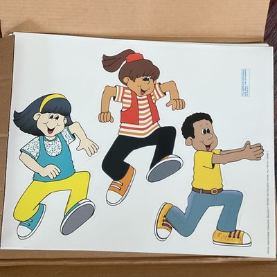 1995 Everybody's Reading Teacher Classroom Bulletin Board Set Kit #2 complete