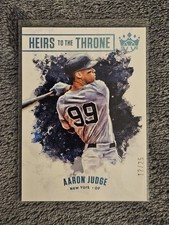 2019 Diamond Kings Heirs to The Throne Aaron Judge Babe Ruth Holo Blue /25