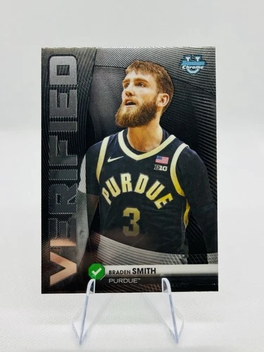 Topps Bowman U Chrome Braden Smith Purdue Verified Insert #BV-16 2025-26