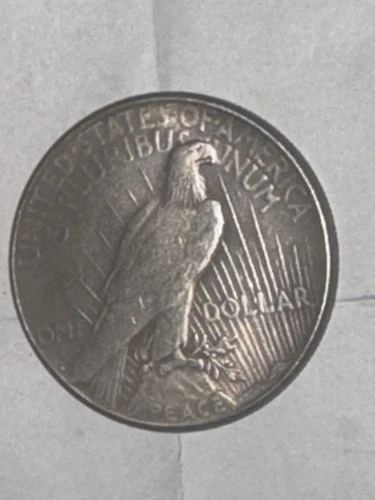 1922 Peace Dollar $1 Silver Coin Circulated Business Strike Uncertified