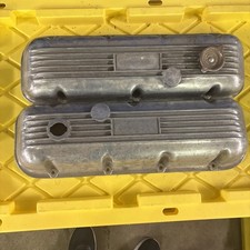 Vintage Big Block Chevy Chevrolet Valve Covers Aluminum Cal Custom Bbc Ihra