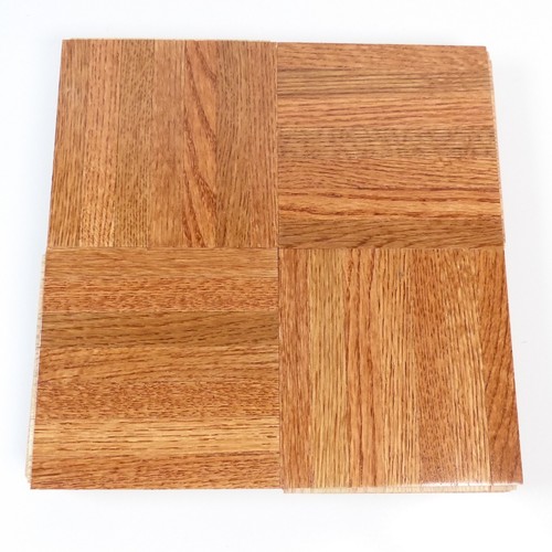 Bruce 6 sq ft (24 pcs ) 6x6x1/4 OAK PARQUET Flooring Tile L141 Natural Prefinish
