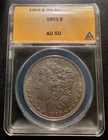 1903 Morgan Silver Dollar Anacs AU 50