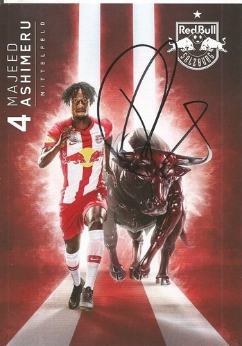 Majeed Ashimeru / Red Bull Salzburg / 2019-2020 Season / Autograph Card