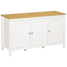 HOMCOM Buffet 120x40x70cm Blanc